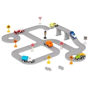 Driven Pocket Series Track Playset with Toy Truck